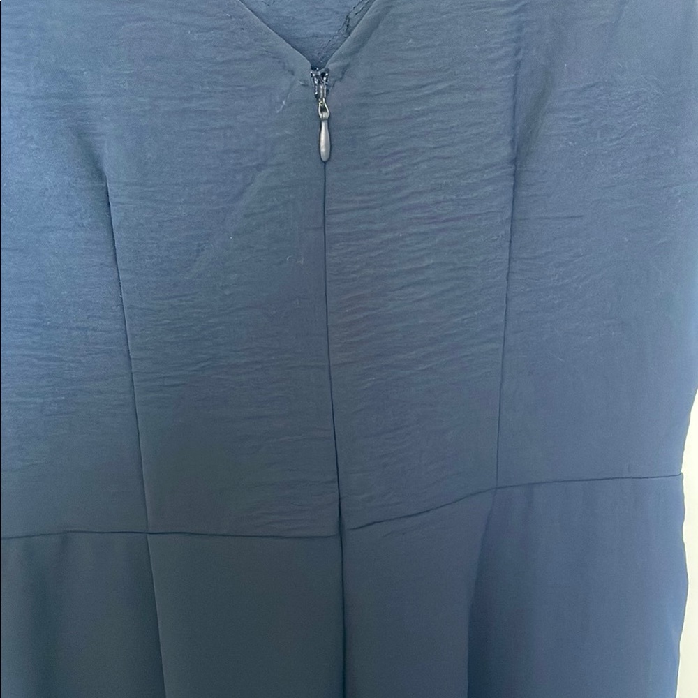 VINCE CAMUTO Womens Sleeveless Tie Waist Jumpsut Navy Blue Size S - Picture 6 of 9